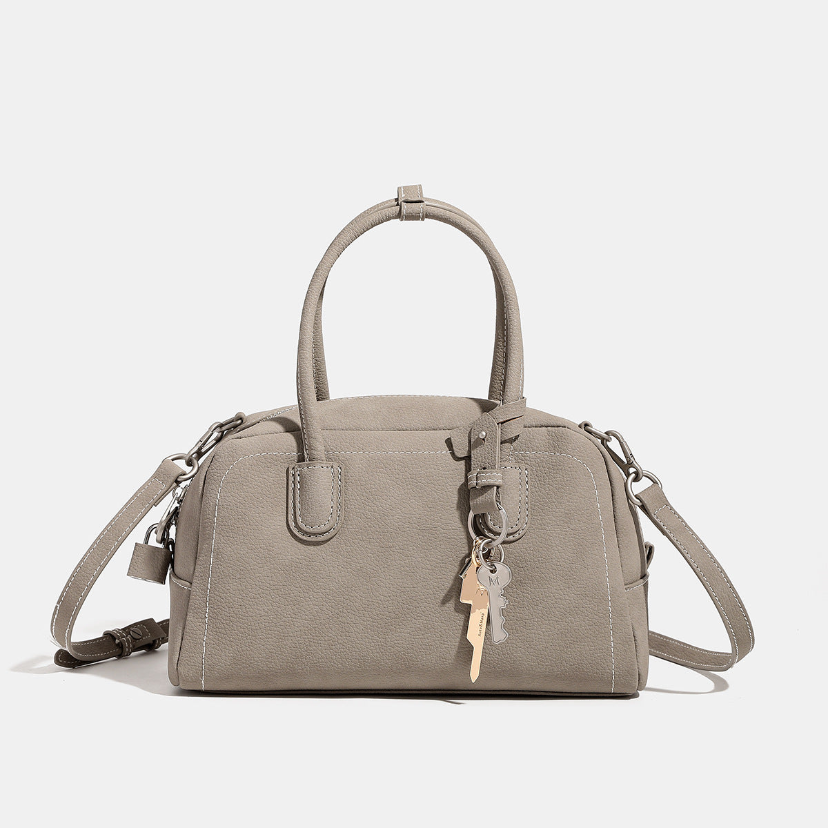 Women's Korean Style Commuter Boston Niche Large Handbags