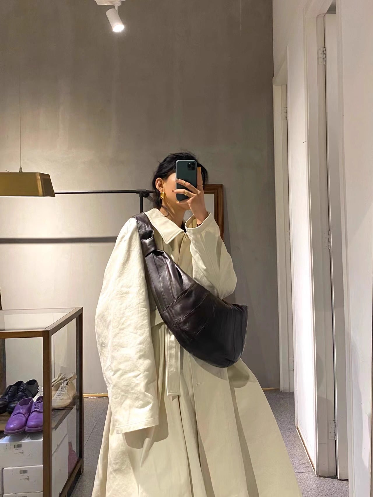 Women's Croissant Sheepskin Niche French Style Dumpling Bags