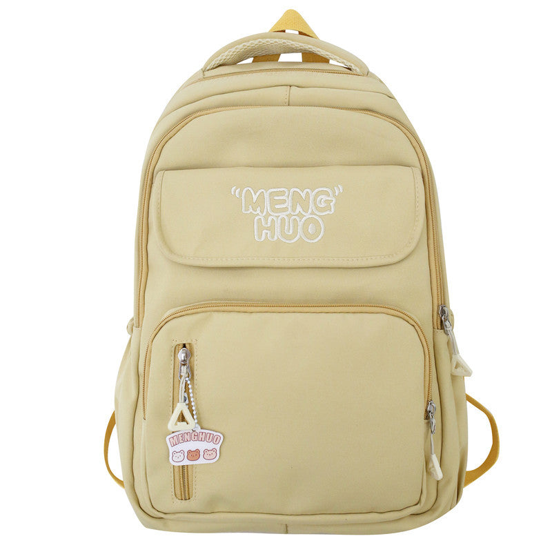 Junior High Korean Spring Large Capacity Backpacks