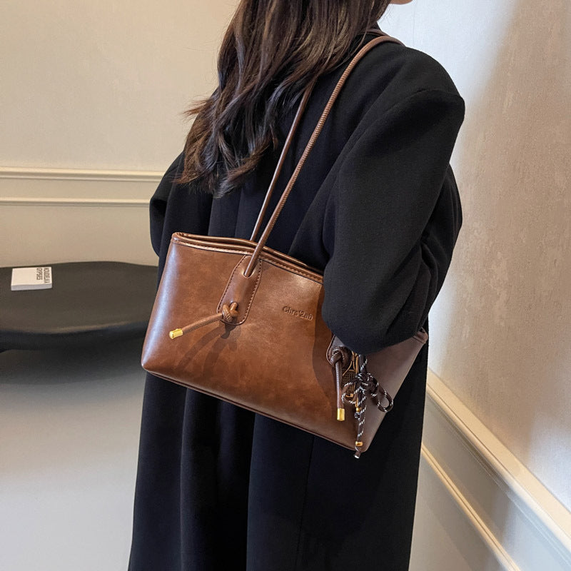 Women's Commuter Retro Fashion Texture Easy Matching Bags