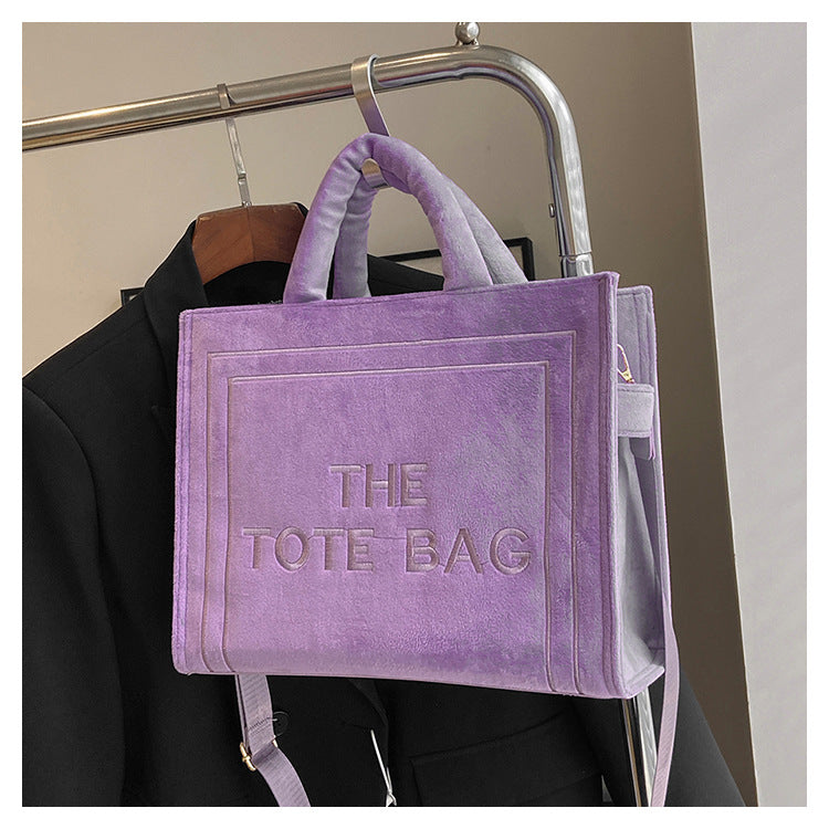 Super Large Capacity Embroidery Versatile Lady's Shoulder Bags