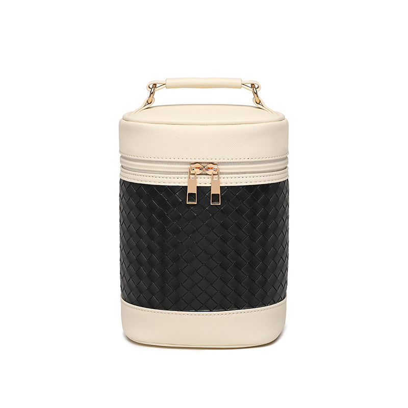 Portable Cosmetics Storage Plaid Waterproof Toiletry Cosmetic Bags