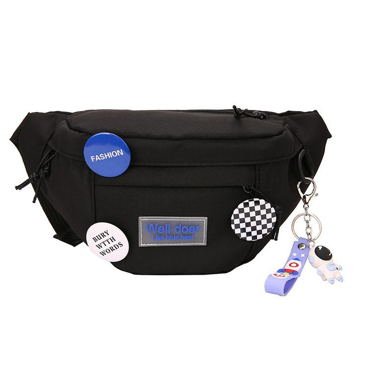 Women's & Men's & Fashion Simplicity Canvas Waist Packs