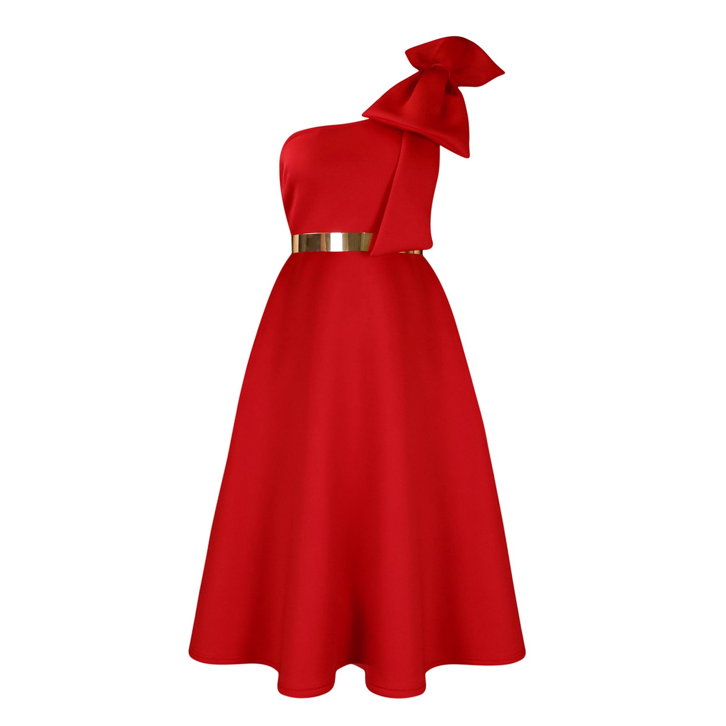 Women's Fashion Wear Solid Color Sexy Banquet Dress