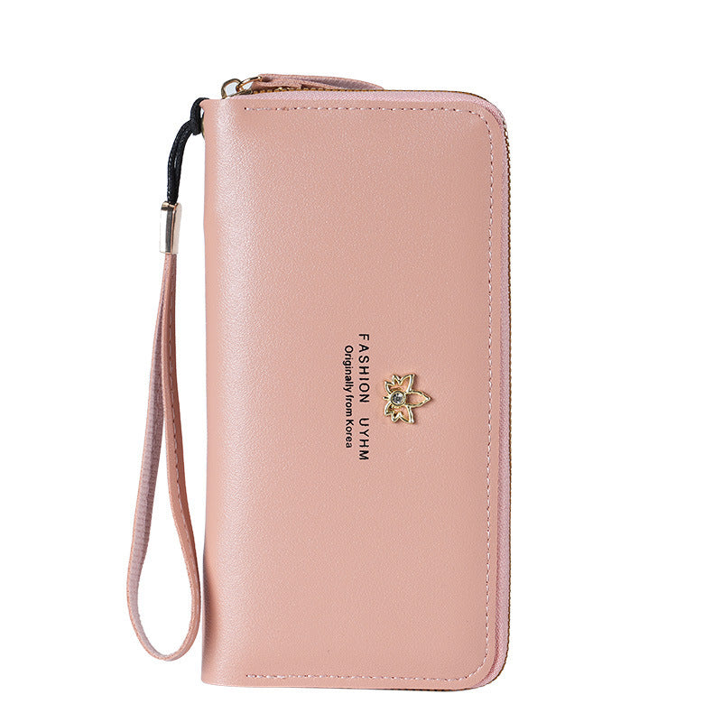 Women's Zipper Korean Style Mobile Large Capacity Ladies Wallets