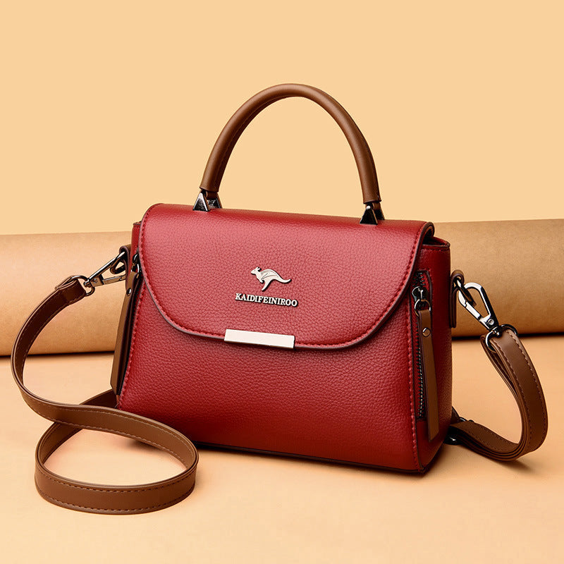 Women's Elegant Female Fashion Color Contrast Shoulder Bags