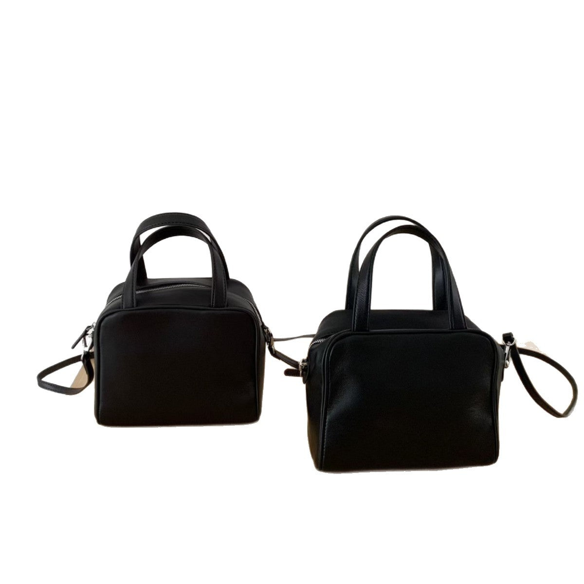 Women's High-grade Fashion Exquisite Carrying Genuine Leather Small Square Bags