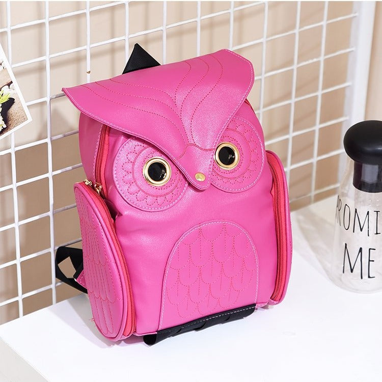Creative Owl Female Personalized Korean Fashion Backpacks