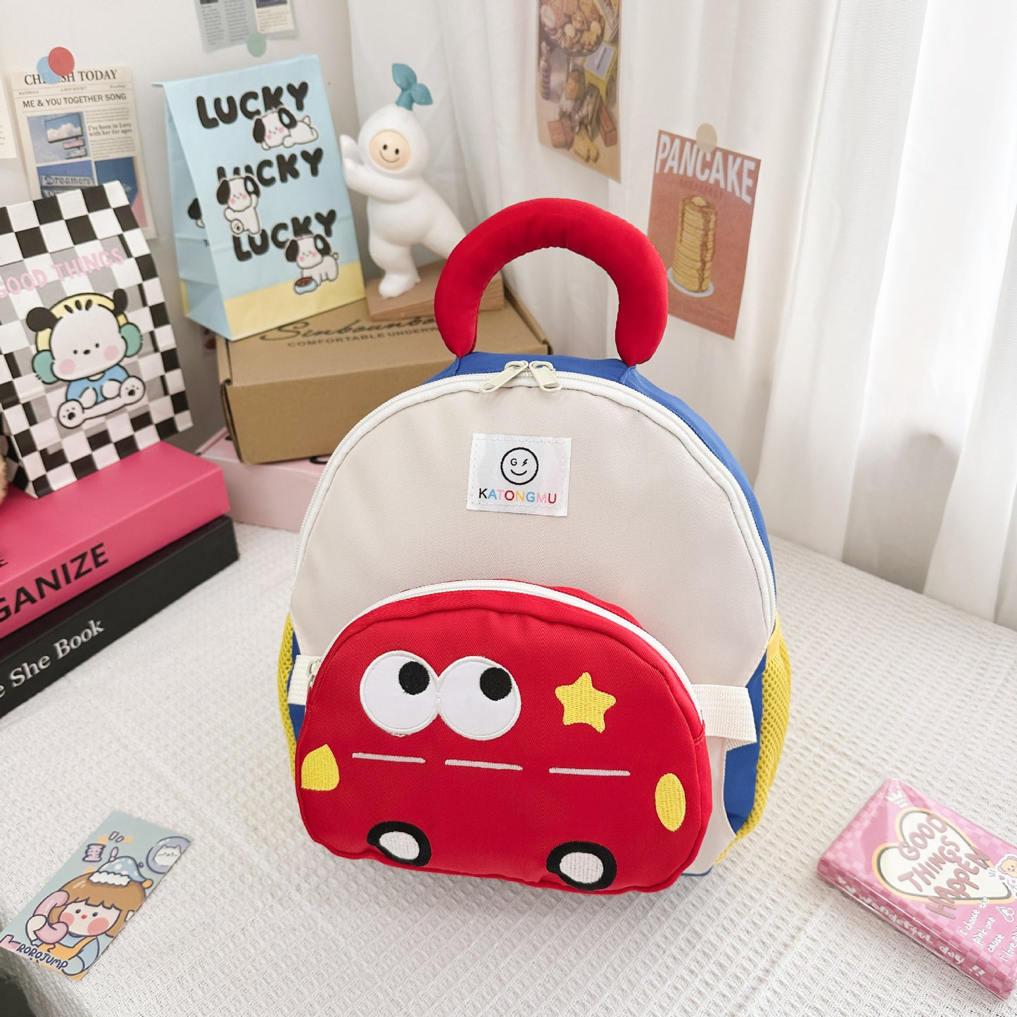 Children's Cartoon Cute Breathable Boys Mini Kindergarten School Bags