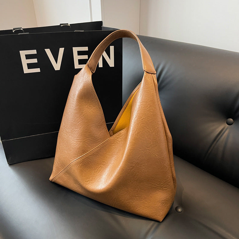 Women's Soft Leather Commuter Fashion Retro Shoulder Bags