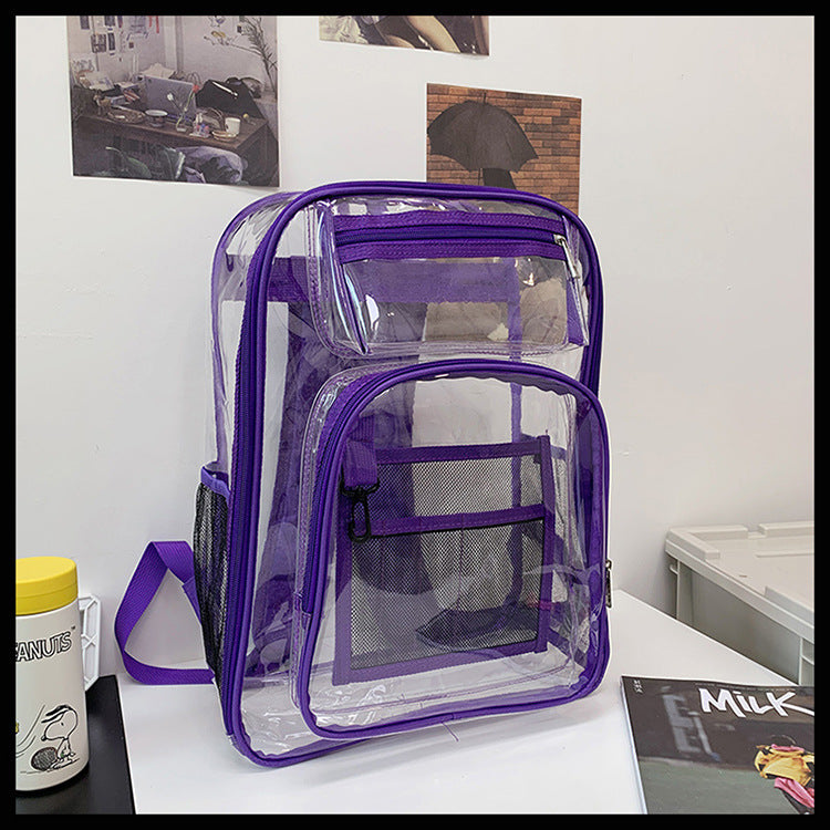 New Comfortable Glamorous Big Transparent Waterproof Backpacks