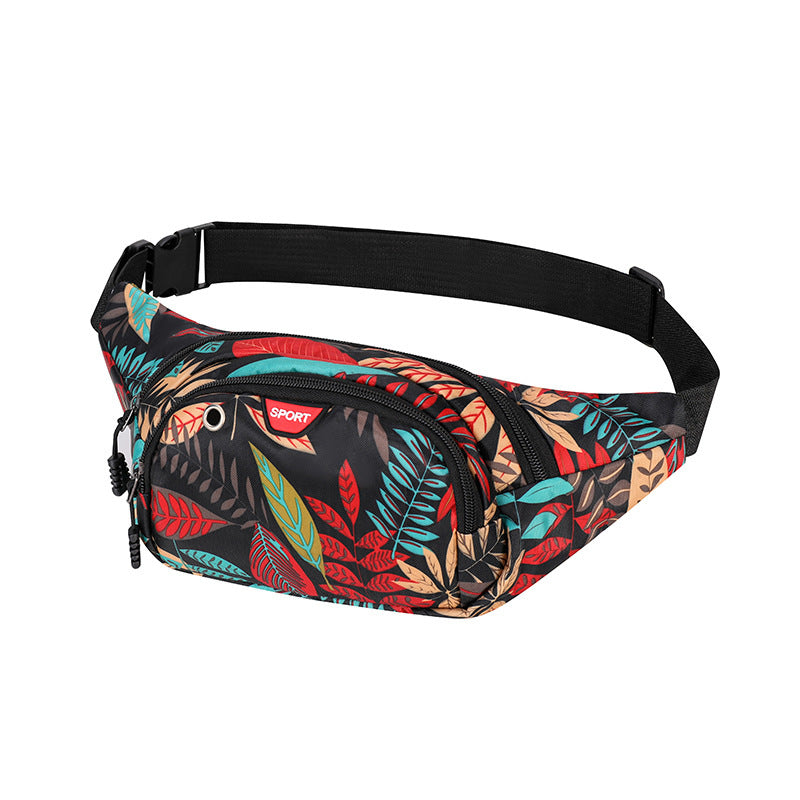 Single Female Trendy Oxford Cloth Simple Men's Waist Packs