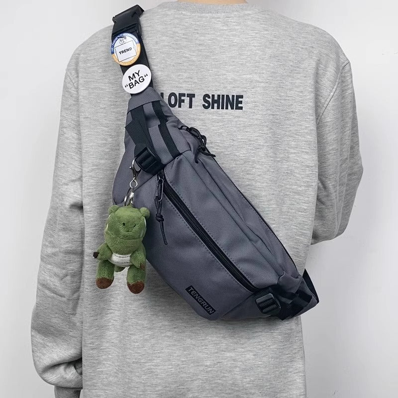 Male Female Trendy Sporty Simplicity Fashion Men's Waist Packs