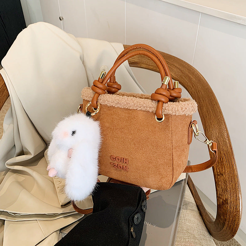 Women's Retro Leisure Winter Fashion Korean Simple Shoulder Bags