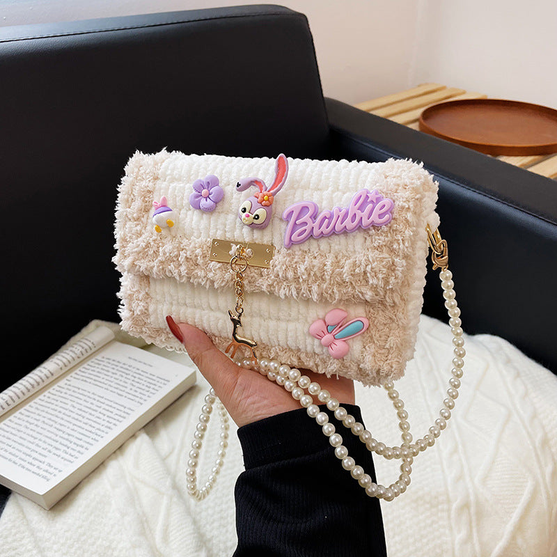 Hand-woven Cartoon Homemade Material For Free Crossbody Bags