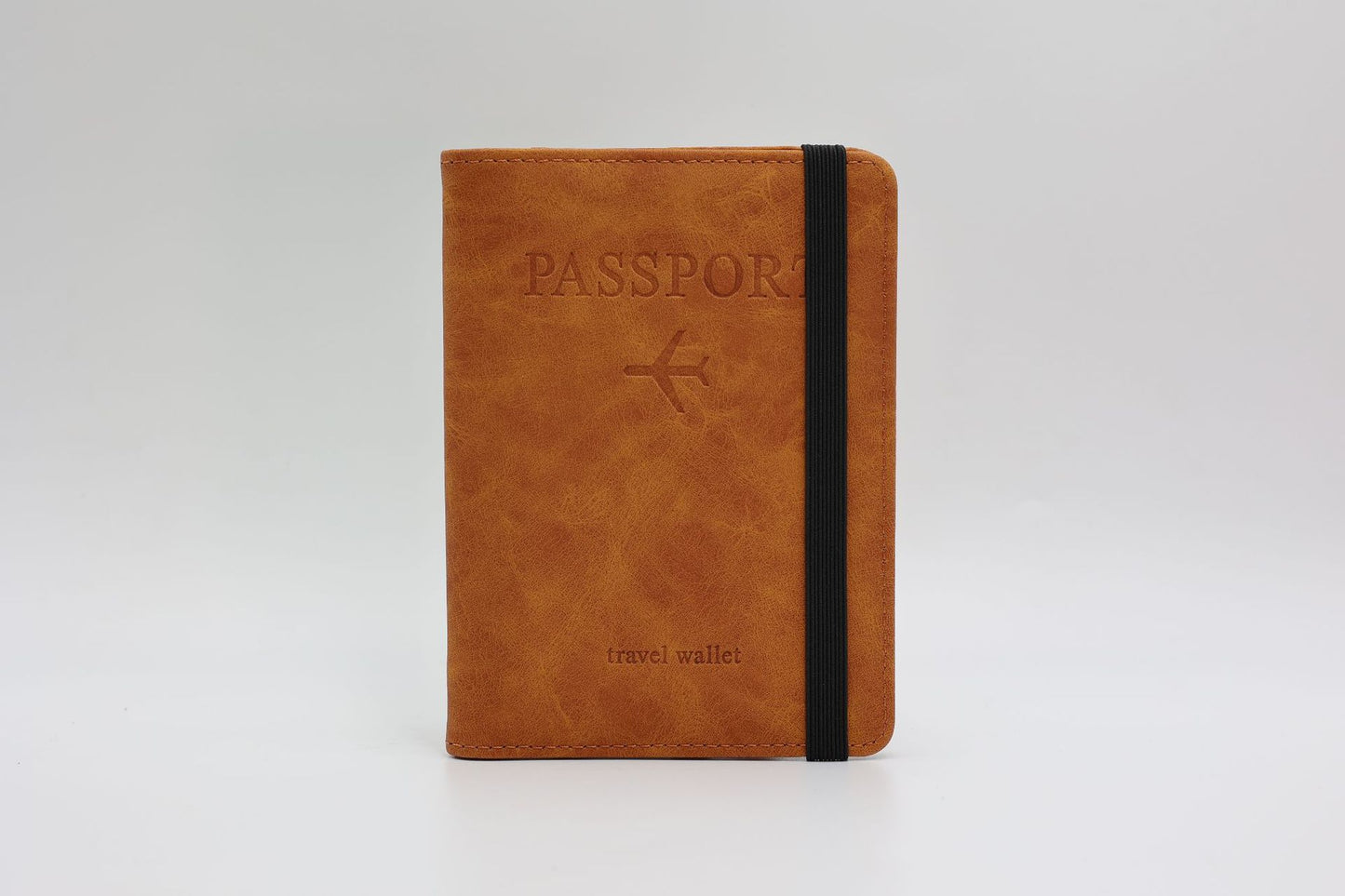 Leather Strap Passport Charter Ticket Portable Id Package