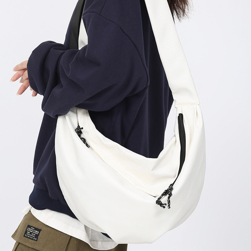 Women's & Men's & Leisure Dumpling Canvas Fashion Men's Messenger Bags