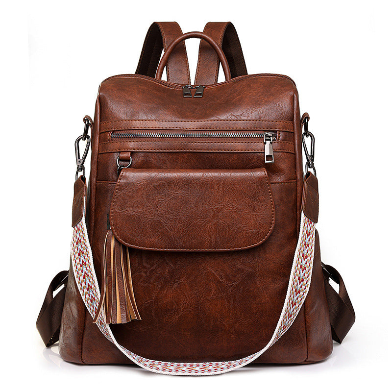 Women's Graceful Trendy Large Capacity Retro Backpacks