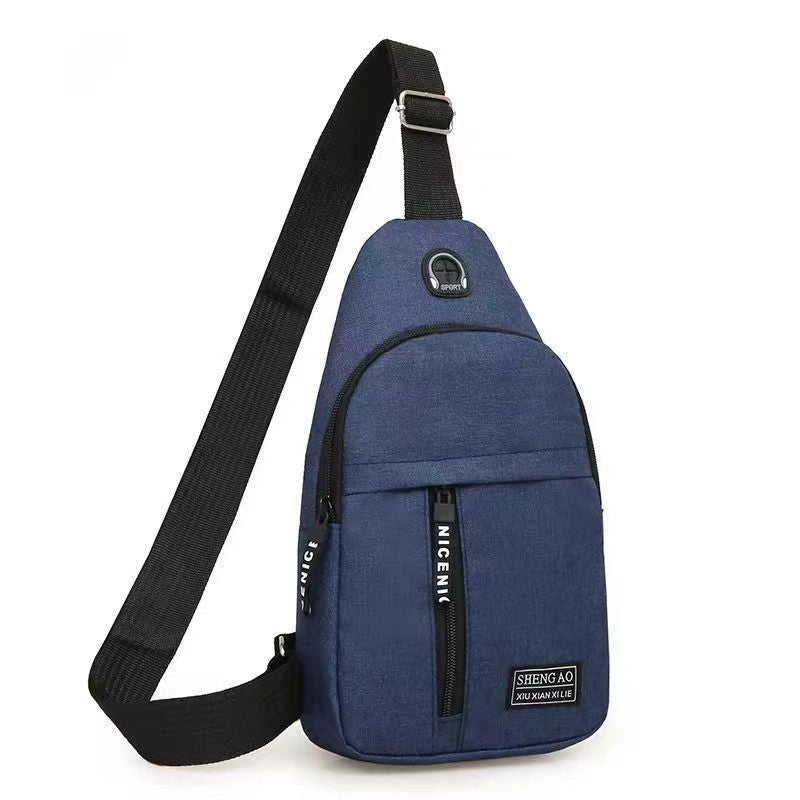 Men's Riding Leisure Oxford Cloth Cross Body Men's Chest Bags