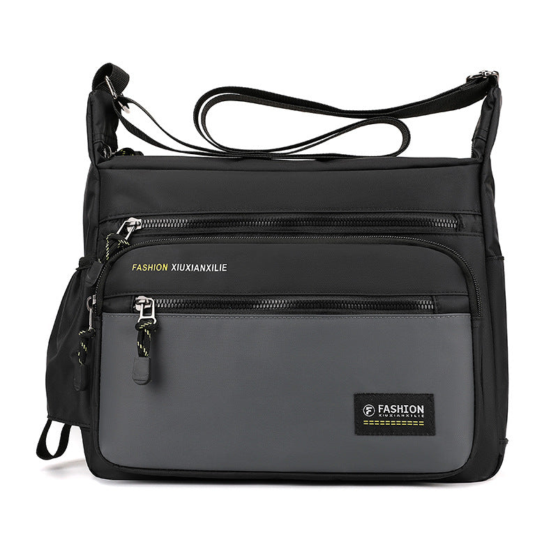 Men's Oxford Cloth Large Capacity Waterproof Leisure Men's Shoulder Bags