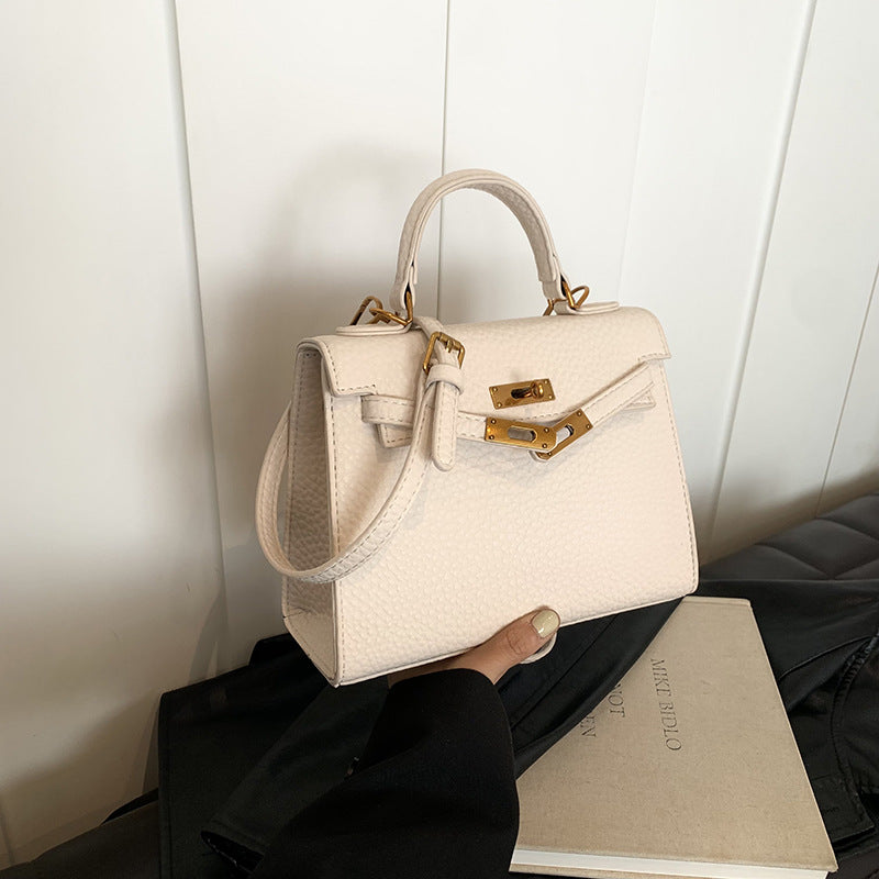 Women's Fashion Advanced Texture Niche Portable Kelly Shoulder Bags