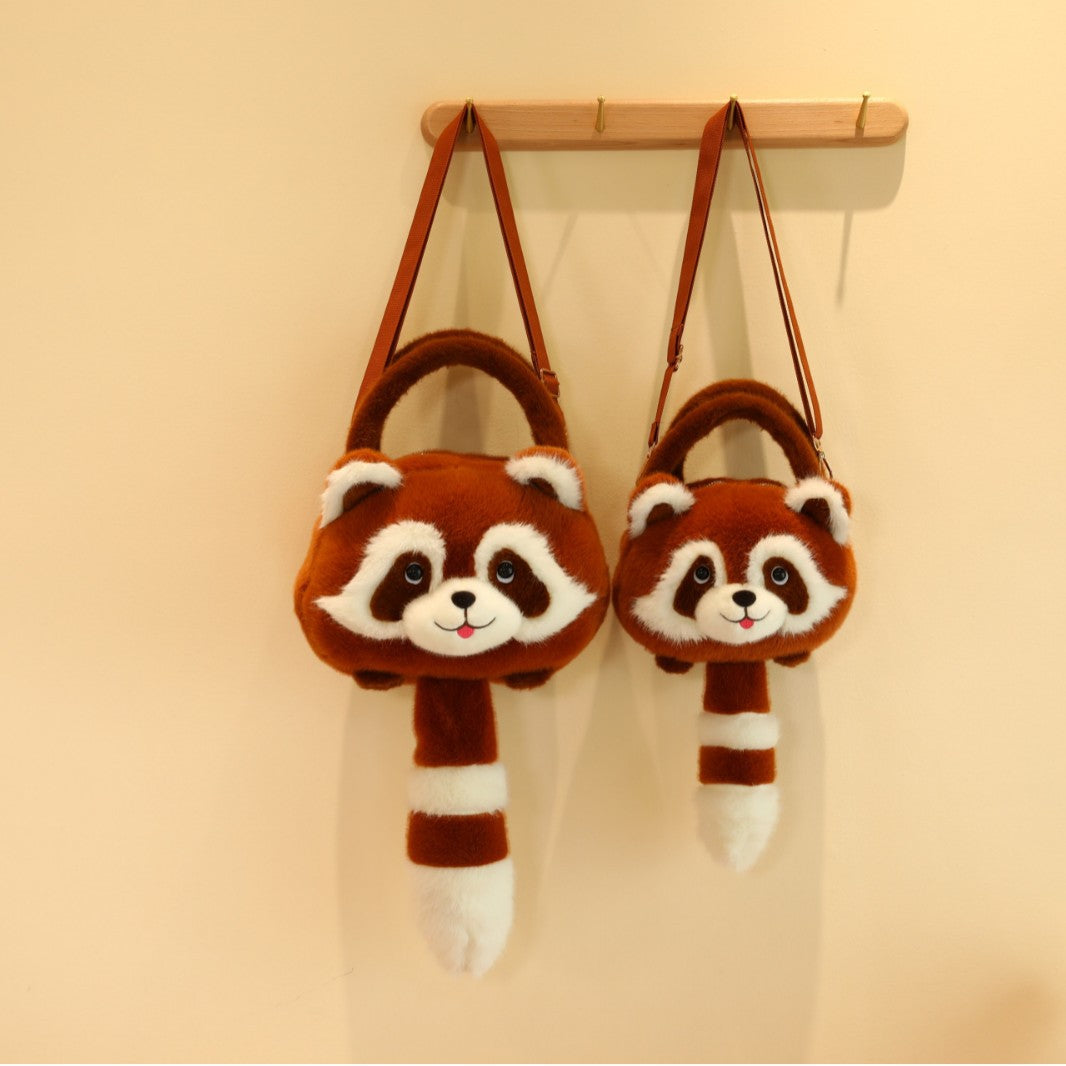 Children's Cute Cartoon Mori Style Coati Doll Female Backpacks