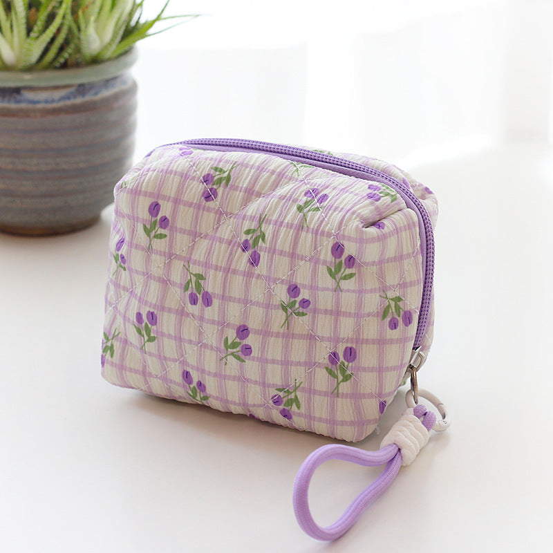 Portable Tulip Pouch Sanitary Pads Napkin Cosmetic Bags