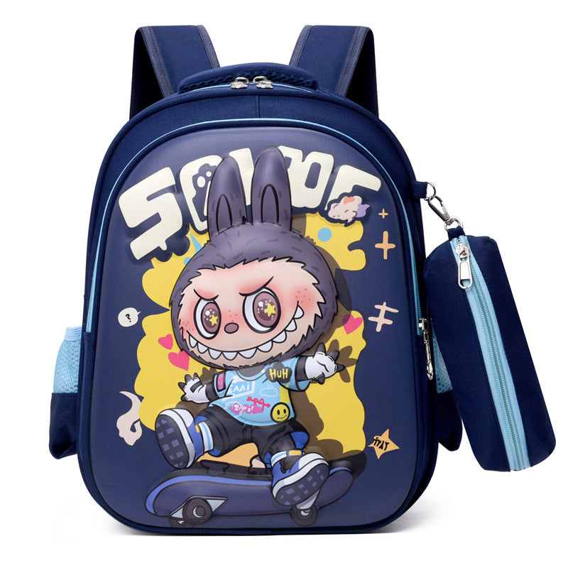 Automobiles Curtain Cloth Korean Style Large Kindergarten School Bags