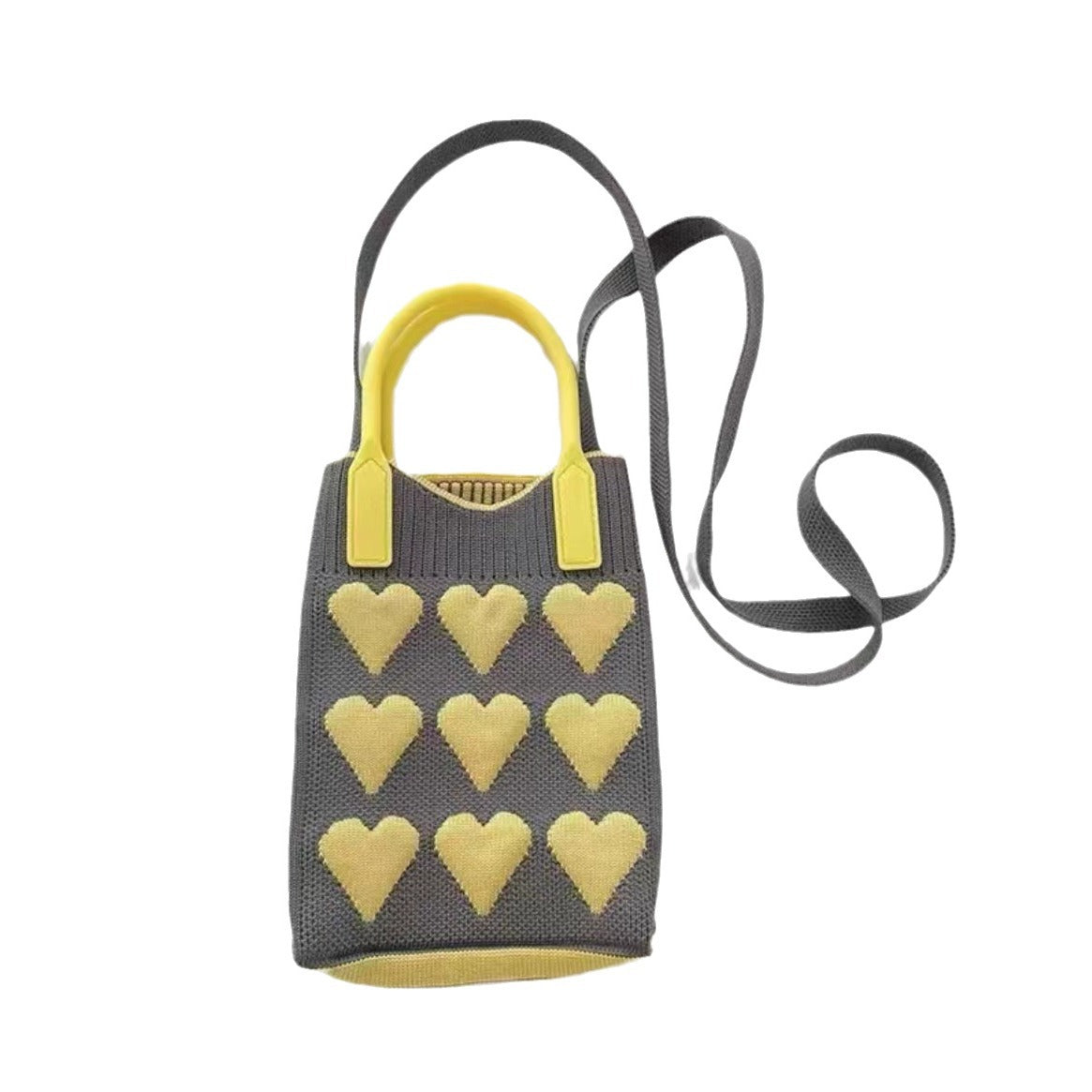 Fashionable Knitted Mobile Lightweight High-grade Love Phone Bags