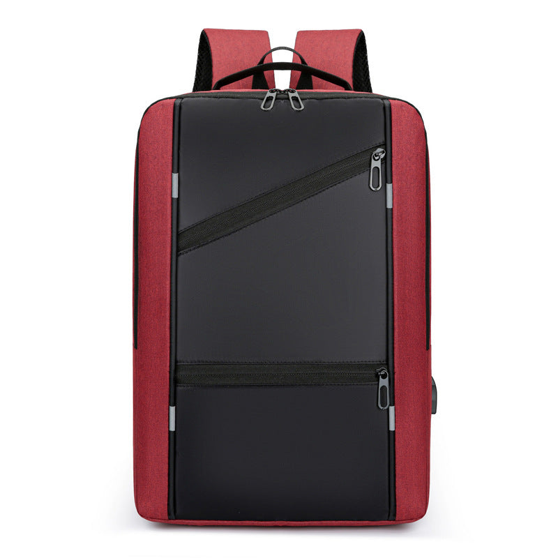 Men's Computer Simplicity Charging Large Capacity Backpacks