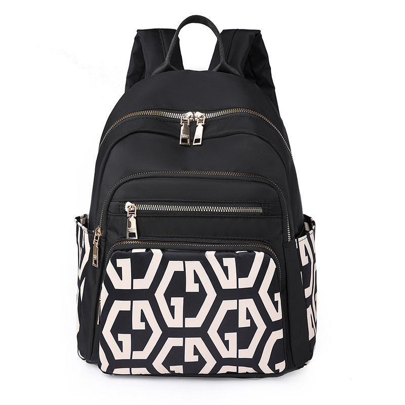 Women's Fashionable Waterproof Nylon Cloth Multifunctional Trendy Backpacks