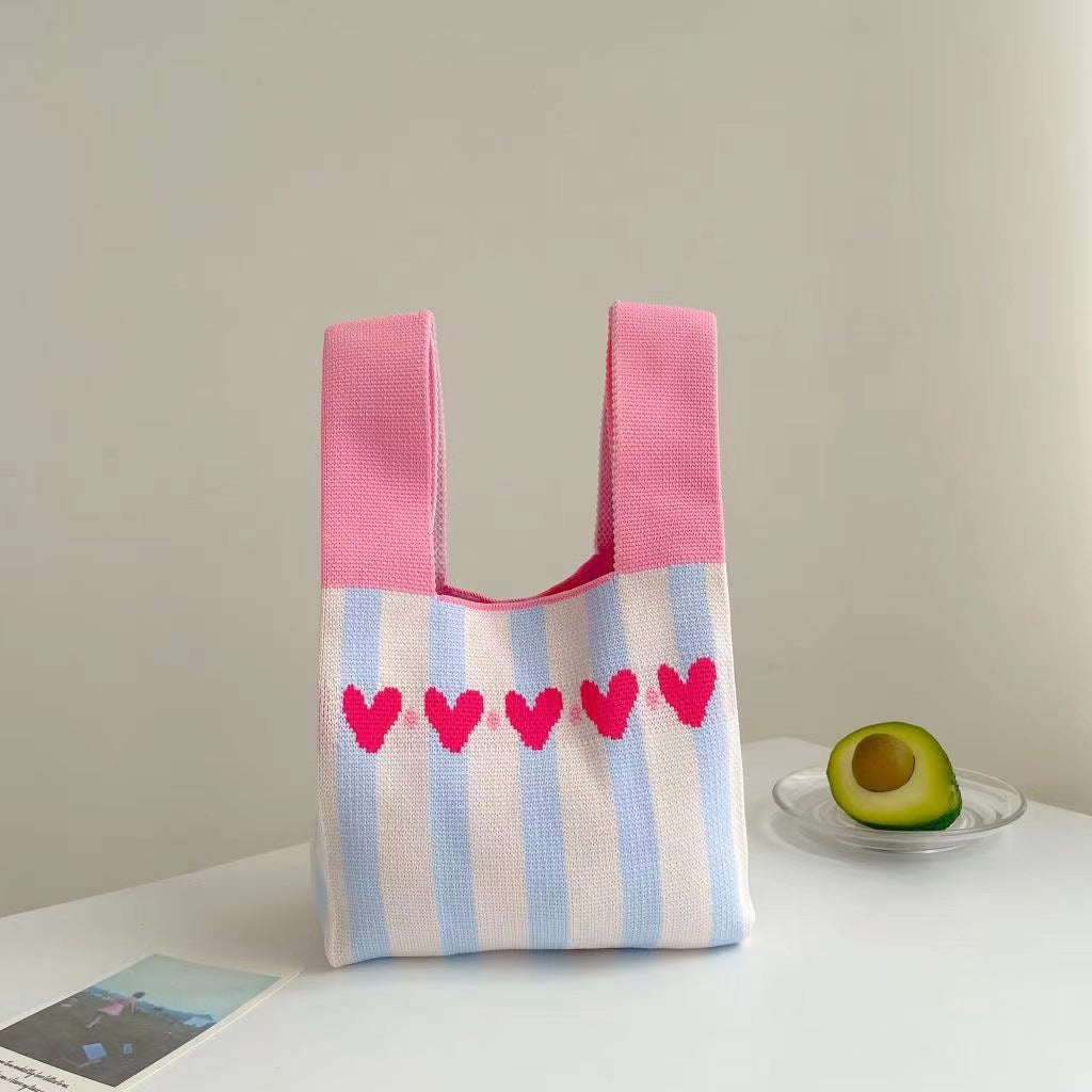 Women's Portable Fashion Storage Korean Style Hand Tote Bags