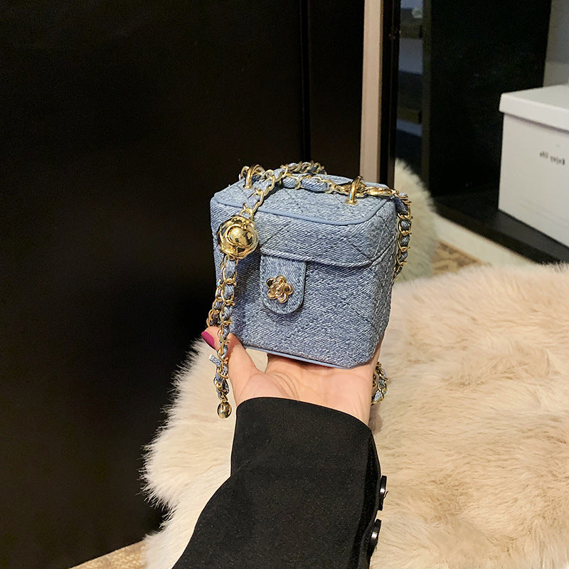 Women's & Children's & Classic Style Mini Golden Ball Children's Shoulder Bags