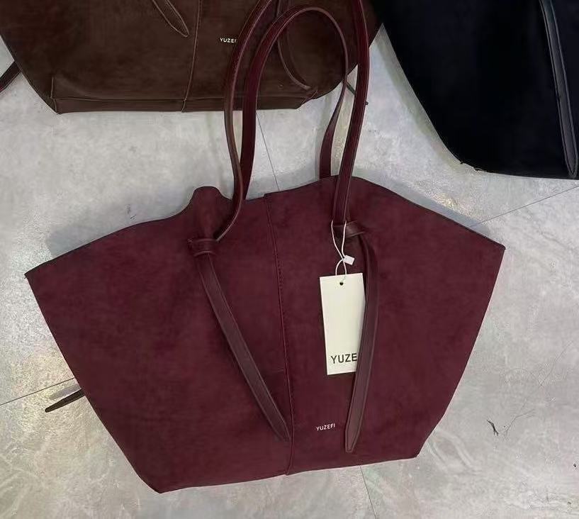 Women's Suede Frosted Large Capacity Portable Armpit Bags