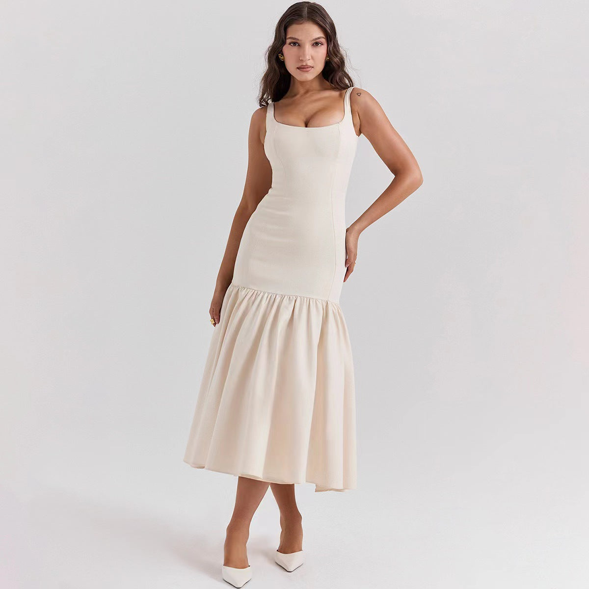 Women's Backless Loose Temperament French Popular Today Fashion Summer Dresses