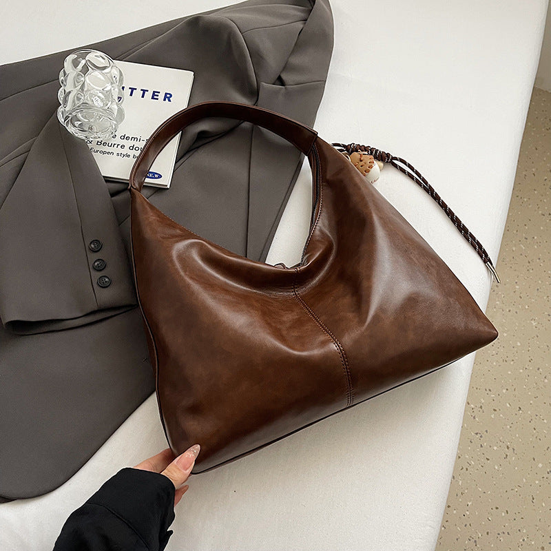 Women's Large Capacity Commuter Retro One Shopping Shoulder Bags