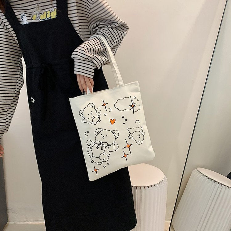 Leisure Large Capacity Simple Mori Style Shoulder Bags