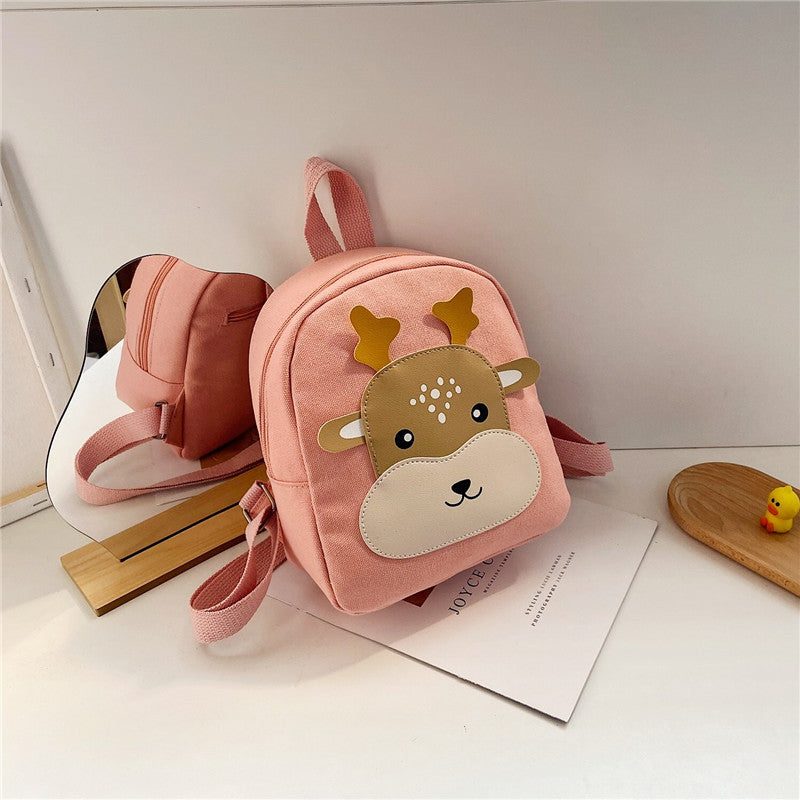 Unique Popular Cartoon Boys Cute Deer Kindergarten School Bags