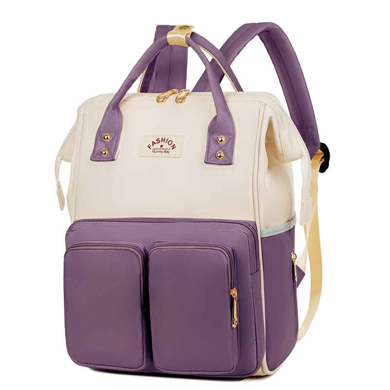 Women's Diaper Mom Fashion Waterproof Large Capacity Backpacks