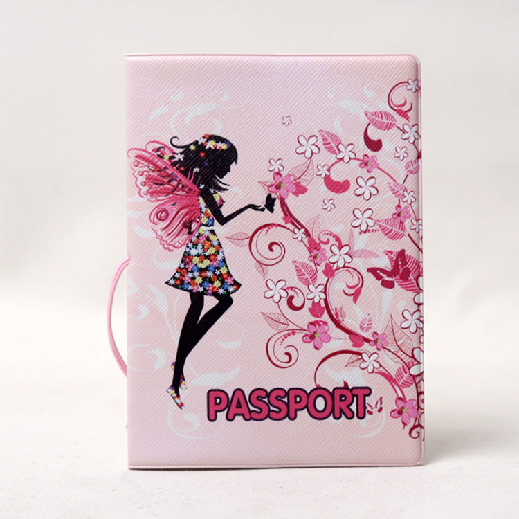 Aircraft Map Passport Cover Certificate Abroad Study Id Package