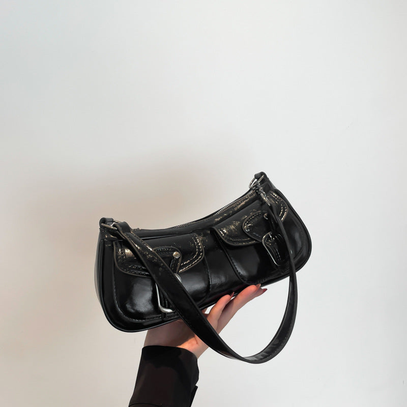 Commuter Underarm Baguette Cool Personality Motorcycle Armpit Bags