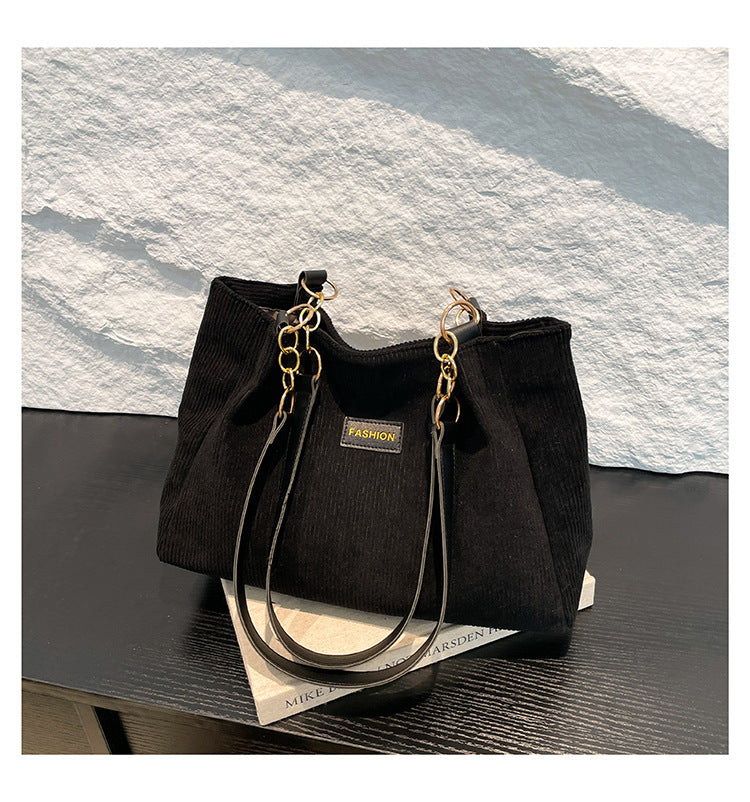 Contrast Color Commuter Chain Underarm Female Shoulder Bags