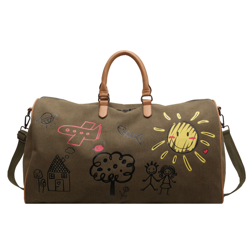 Personalized Trendy Western Style Storage Large Travel Bags