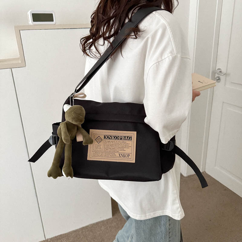 Style Fashion Personalized Work Clothes Contrast Shoulder Bags