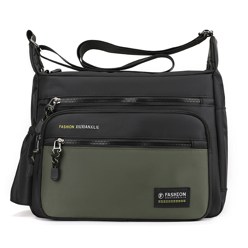 Men's Oxford Cloth Large Capacity Waterproof Leisure Men's Shoulder Bags