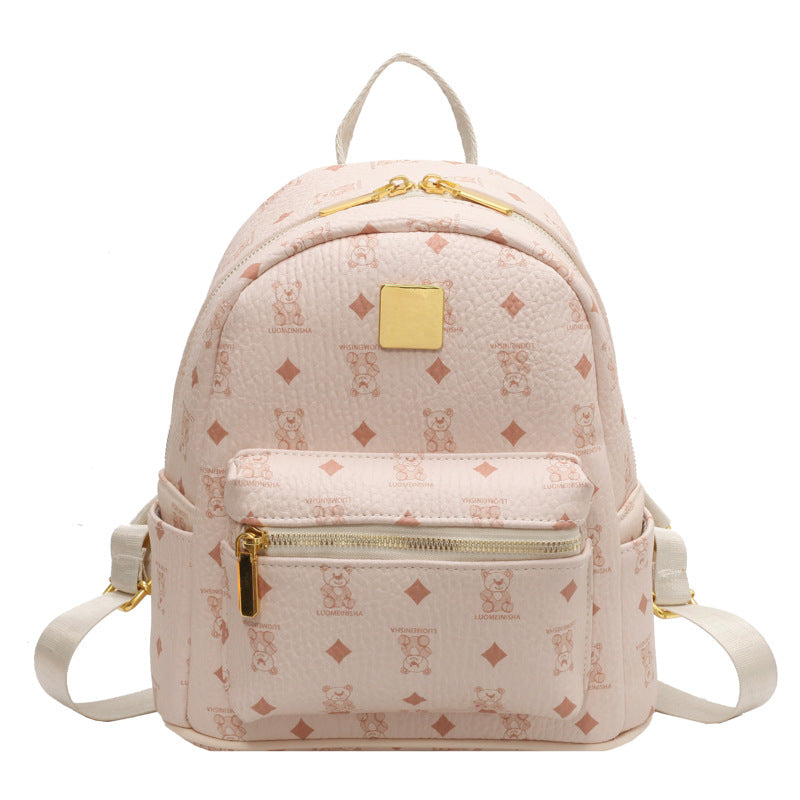 Women's Super Popular Texture Trendy Large Capacity Korean Style Little Backpacks