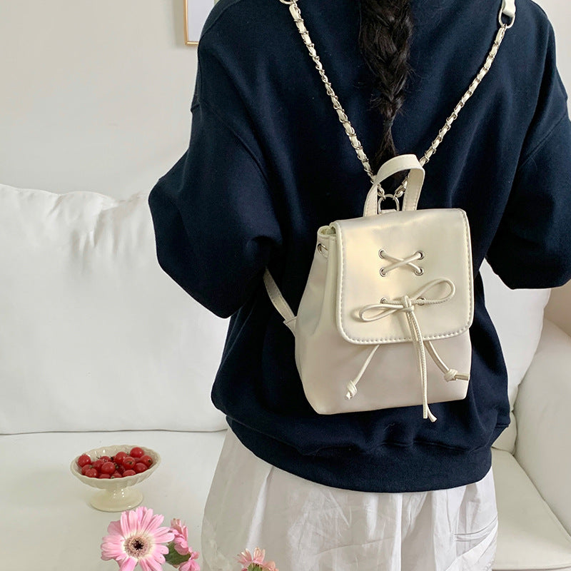 Women's Ballet Style Bow Trendy Cute Portable Shoulder Bags