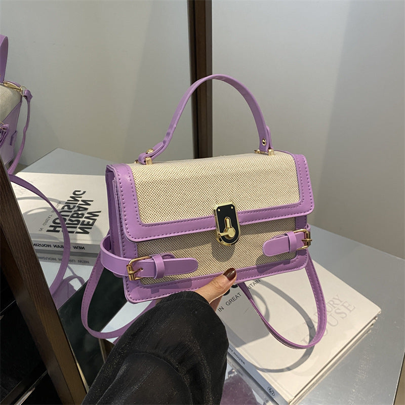 Popular Summer Trend Contrast Color Western Shoulder Bags