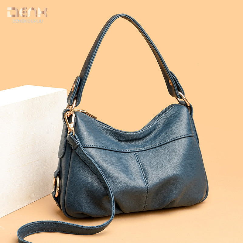 Women's High-grade Large Capacity Versatile Retro Portable Crossbody Bags