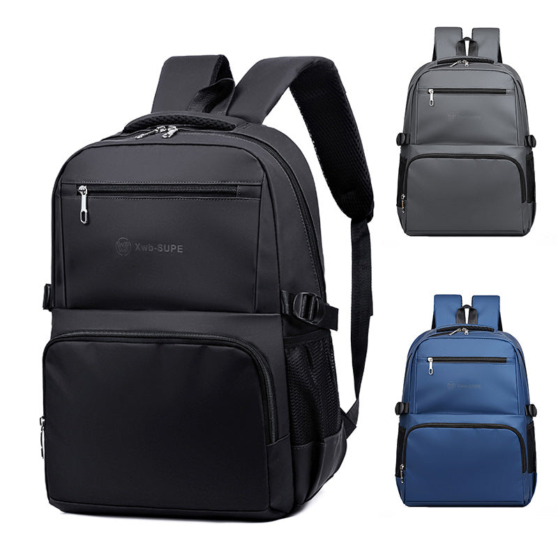 Men's Large Capacity Computer Waterproof College Junior Travel Bags